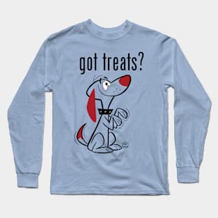 GOT TREATS DOG CARTOON Long Sleeve T-Shirt